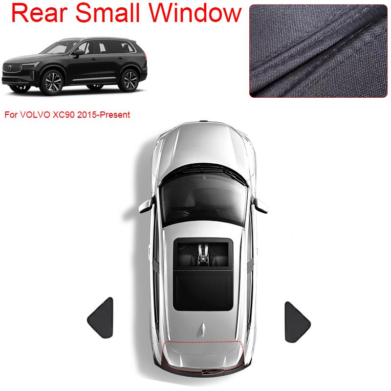 Car Black Window Privacy Sunshade For VOLVO XC90 2015-Present Auto Anti-UV Heat Insulation Protect Cover Interior Accessory