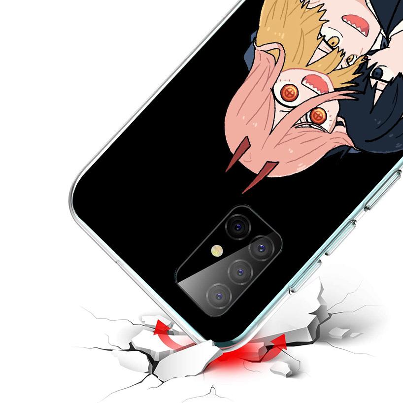 Chainsaw Cartoon Phone Case For Samsung Galaxy A52 A32 A22 A12 A51 A31 A50S A30S A20S A10S Note 20 Ultra 10 Plus S10 A72 A71 Gal