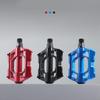 Aluminum Alloy Bicycles Flat Pedals 4 Bearings Bicycles Platform Pedals Replacement Wide Flat Cycling Pedals Enduring