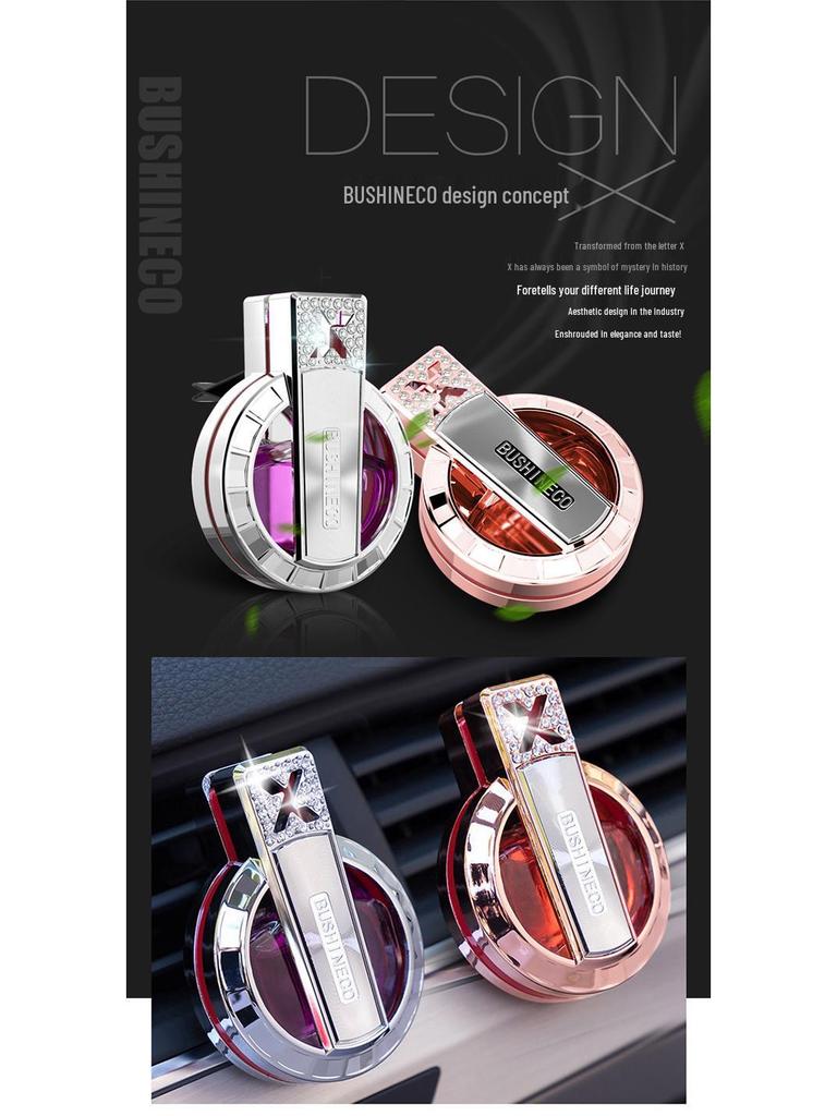 Rhinestone Car Vent Perfume Clip & Aromatherapy Freshener