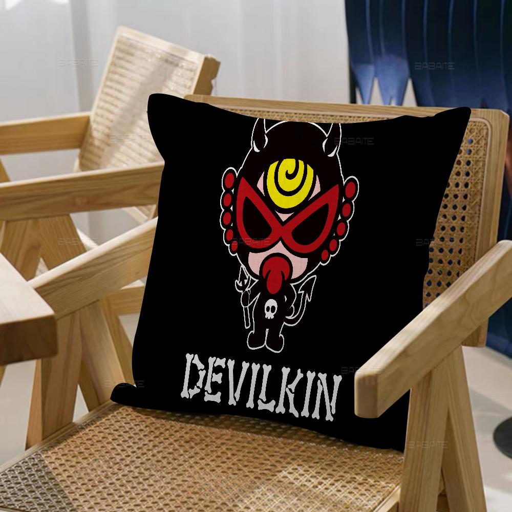 Japan Fashion Hysteric Mini Pillow Covers Cartoon Sofa Decorative Home Doublesided Printing Short Plush Cute Cushion Cover