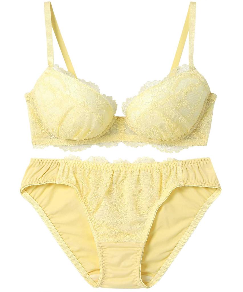 Amphi Bra and Panty Perfect for Plus Supports Your Favorite Bra and Panty Top and Bottom Bra YE C70 Set, A-G Cups, Sizes, Artist, Set, Set, BBJ201,
