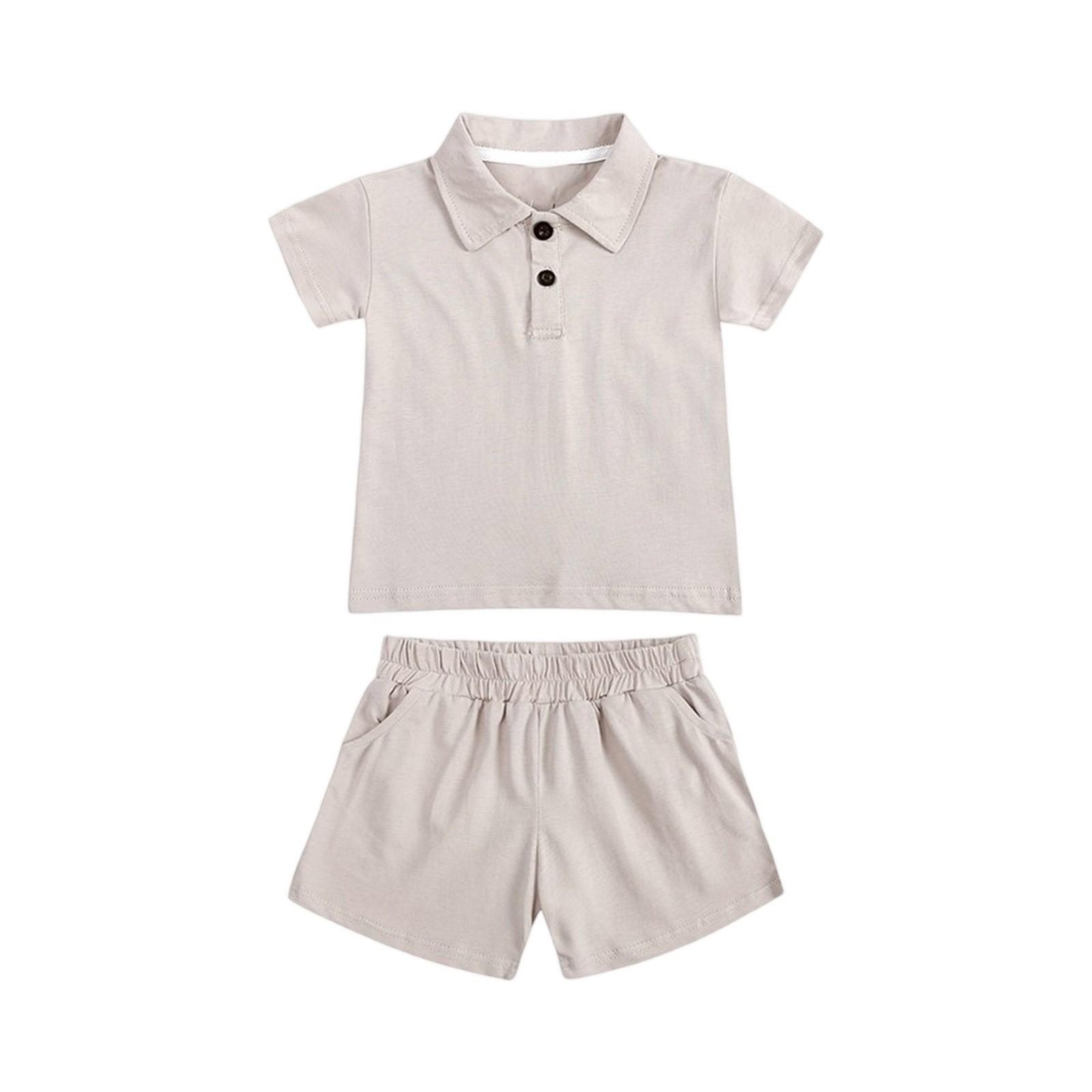 

Летний комплект для мальчиков - Комплект из 2 предметов с коротким рукавом и шортами 130