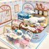 Rolife Building Blocks  Super World  Cinnamoroll Room Kuromi My Melody Assembly Models Ornaments Gifts