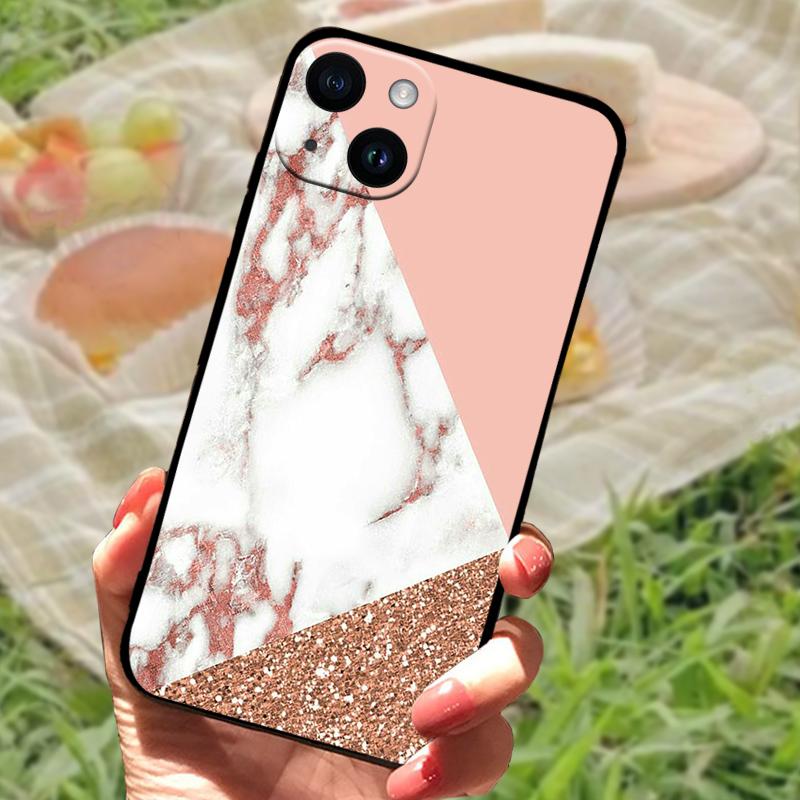 Cute Animal Phone Case For iPhone 15 Plus Soft Silicone TPU Shockproof Back Cover For iPhone 15 Pro Max 15Pro Protection Cases