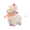 Cute Sheep Rainbow Plushie Animal Toy With Short Pile Fabric For Kids Playroom