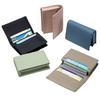 Real Leather Credit Business Mini Card Wallet Man Women Smart Card Holder Slim Money Case Coin Purse Small Soft Cow Leather Bag