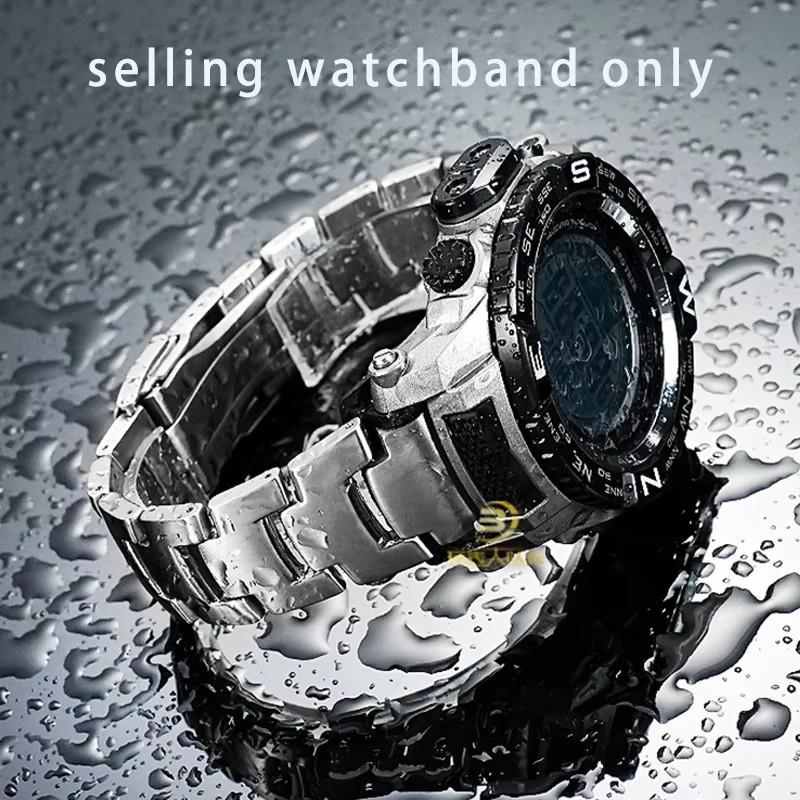 New Titanium Alloy Watch Strap for Casio PRG-260/270 PRW-2000/3500/5100 Series Titanium Alloy Mountaineering Watch Strap