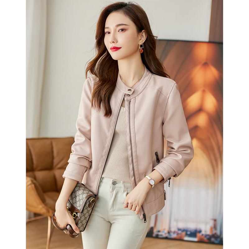 

Женская мотоциклетная куртка из искусственной кожи TERRE BLEUE L