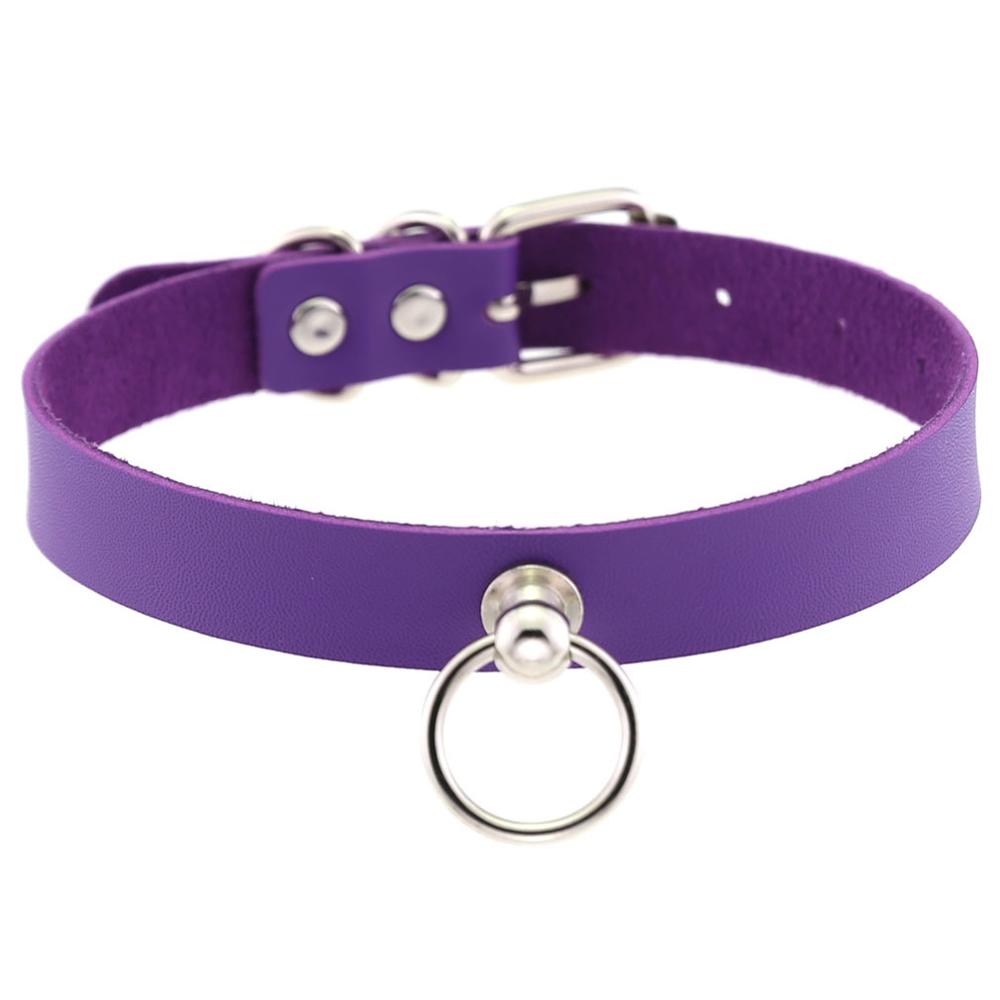 

Черный готический чокер-ошейник для женщин Ожерелье Модный готический чокер для мужчин Панк-рок кожаный чокер эмо Харадзюку Стимпанк украшения