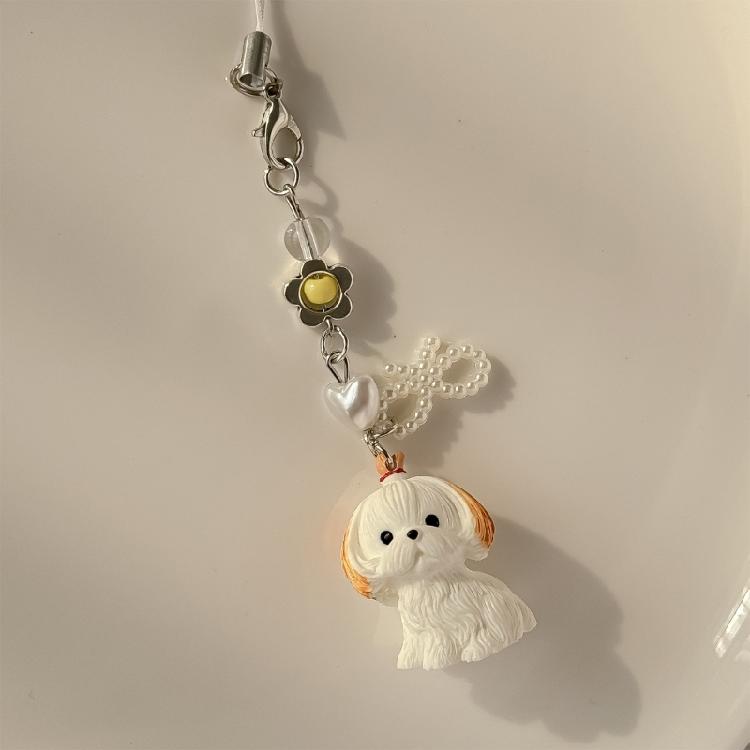 Playful Dog Phone Lanyard Fashionable and Practical Bag Charm Phone Pendant for Adding Character to Your Accessories