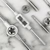 8pcs Metric Tap and Die Set M3/M4/M5/M6/M8/M10/M12 Essential Threading Tool Kit for Cutting External & Internal Threads