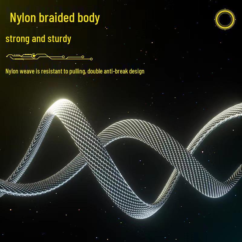 65W 4-in-1 Foldable Fast Charging Cable for Apple, Huawei, Android