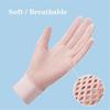 Fingerlose Eisseidenhandschuhe Atmungsaktive Sommerhandschuhe Sonnenschutzhandschuhe für Radfahren und Autofahren