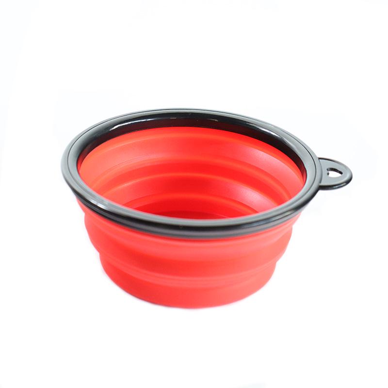 

Portable Pet Folding Bowl for Dogs: Outdoor Travel Dish with Buckle Small 350ml without buckle розы красного