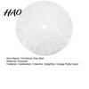 Elegant White Tree Skirt for Holiday Supplies 24/30/36 Inch Faux Fur Christmas Skirt, Soft Fluffy Plush Thickened Base Protector Cover Merry