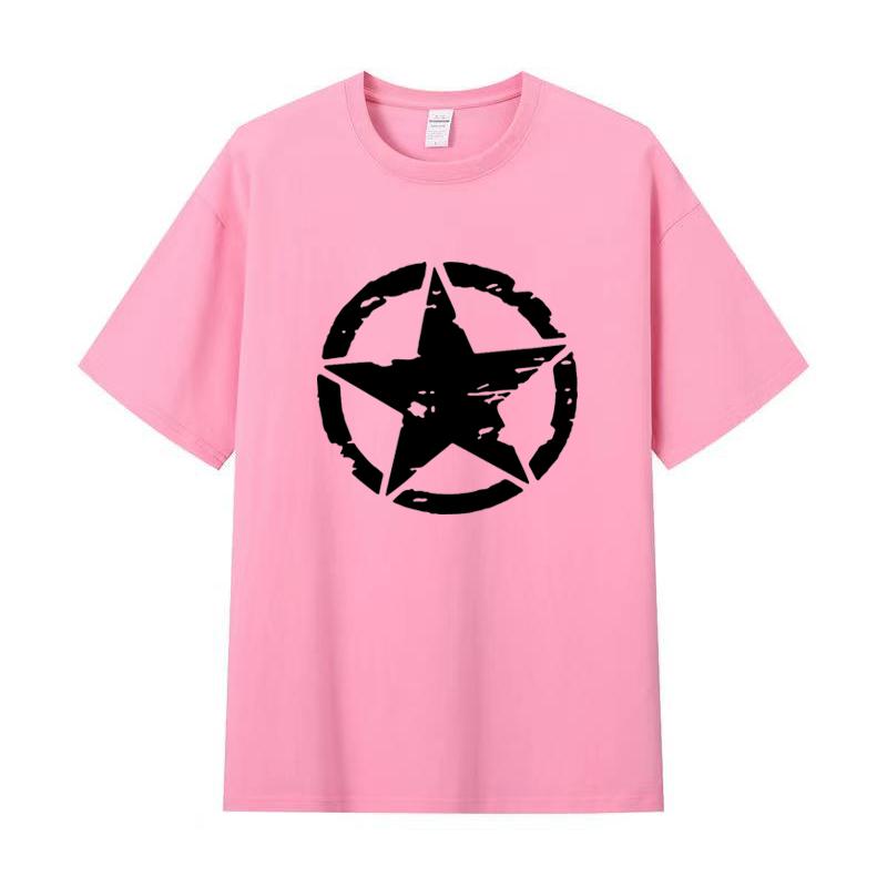 Tricou de vară pentru bărbați Tricou imprimat cu mâneci scurte din bumbac de înaltă calitate Tricou pentru femei Cămașă sport la modă Top de jogging casual