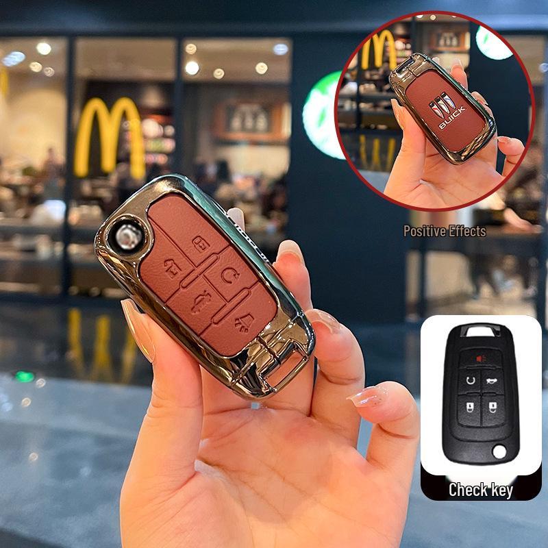 Folding Metal Key Case for Buick Excelle, Yue Lang 10-20 models
