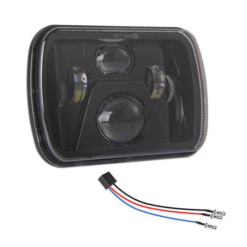 For 1986-1995 Jeep Wrangler YJ 1984-2001 Cherokee XJ 5X7 7x6 RGB LED