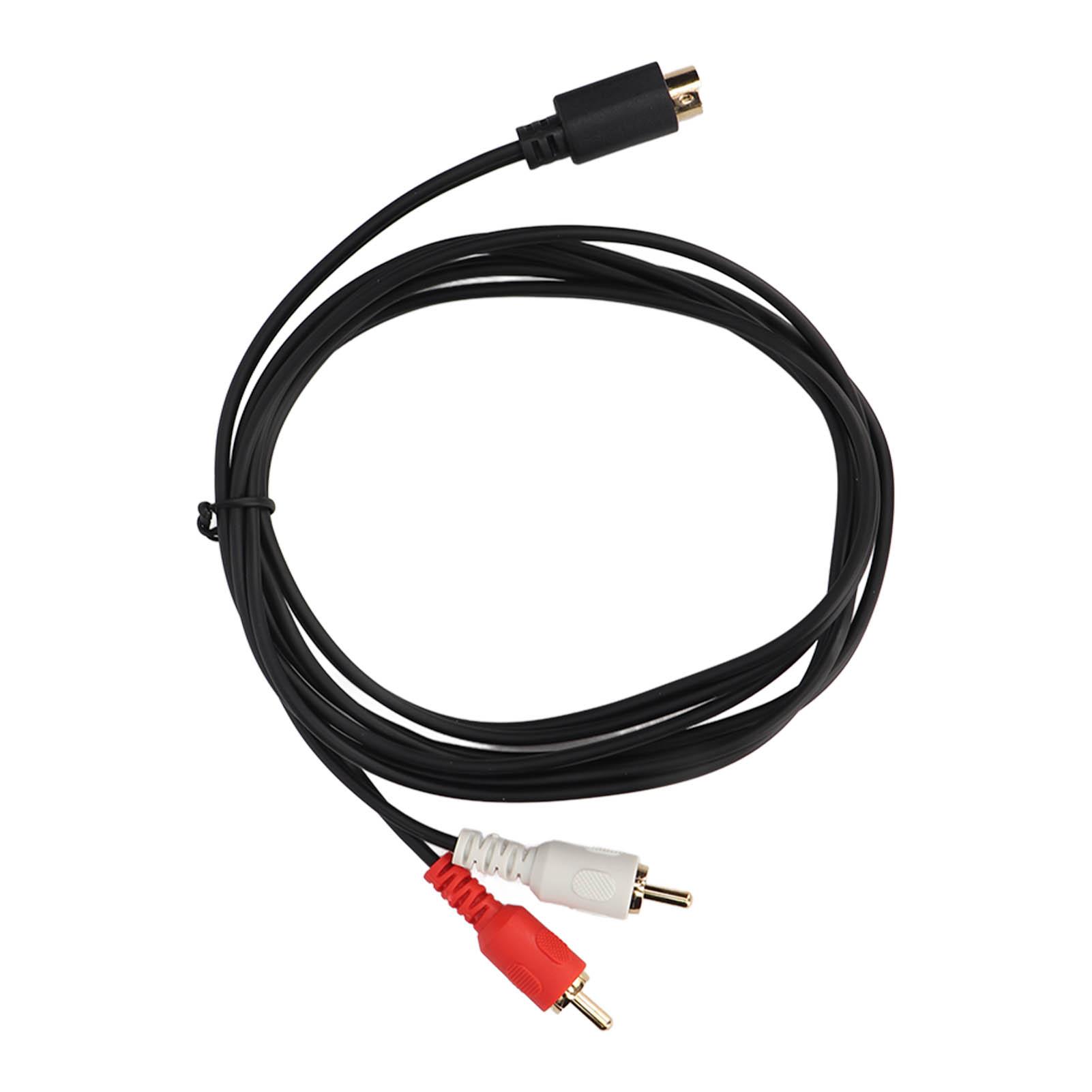 

Кабель 4 Pin на 2 RCA 4Pin Папа на 2RCA Папа Y-разветвитель Адаптерный кабель для DVD-плееров Видеокамер Комплект