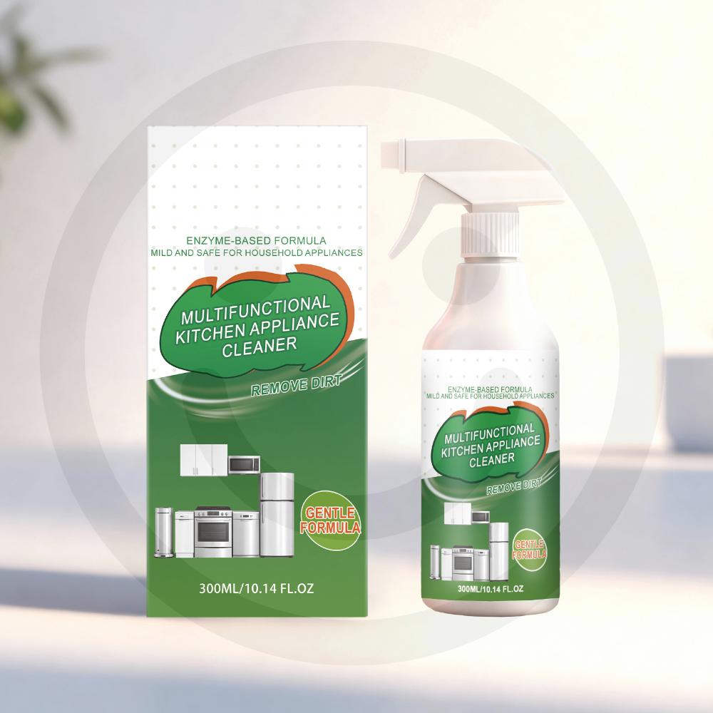 300ml Enzyme Foam Cleaner Heavy Duty Grease Cleaning Spray Enzyme Oil Stain Remover for Stovetops Range Hoods and Ovens China Mainland