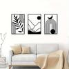 Metal Wall Art Abstract Geometric Sculpture Office Living Room Decor