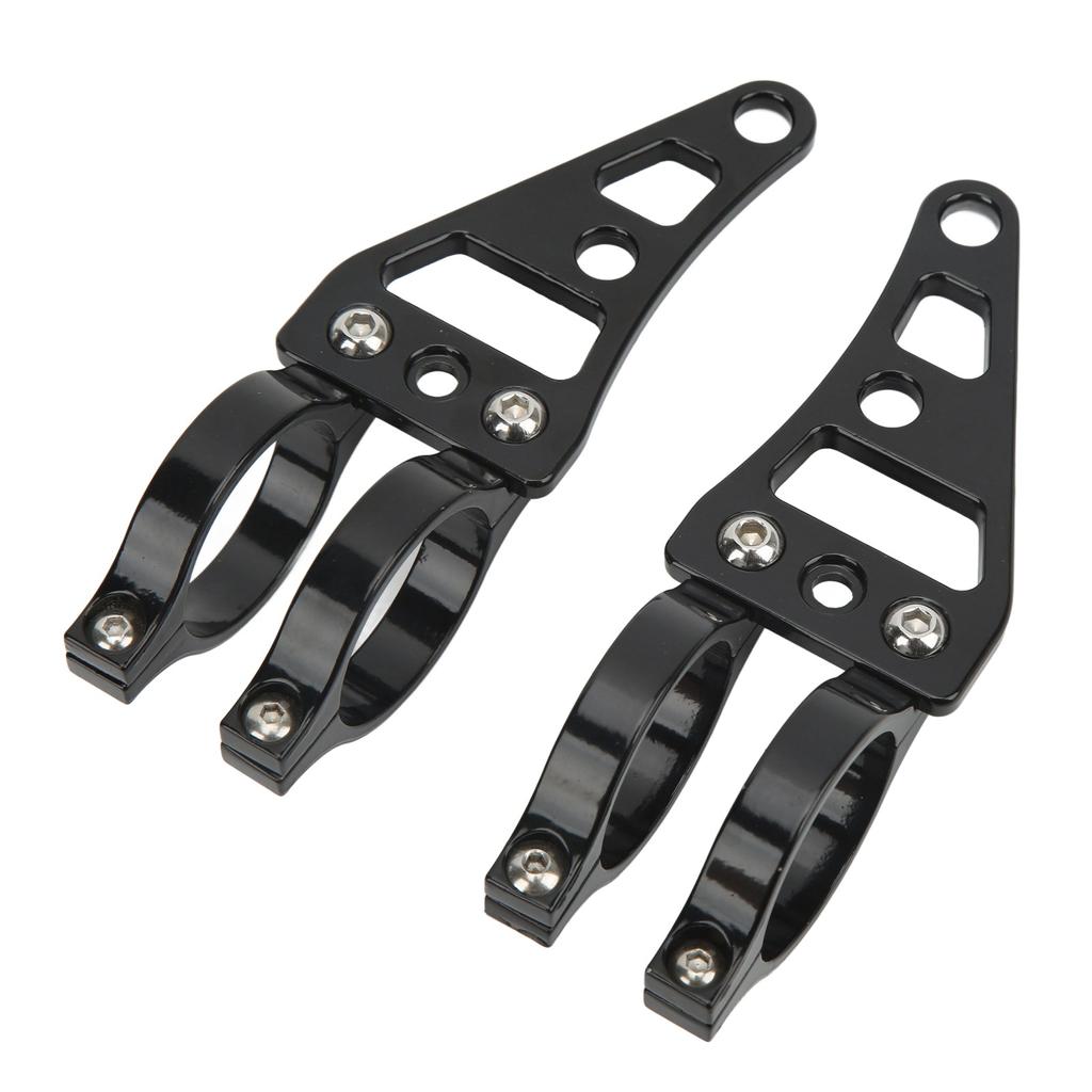 2 Pcs Fork Headlight Mount Bracket 41mm Motorcycle Head Lamp Holder Clamps Replacement for Suzuki