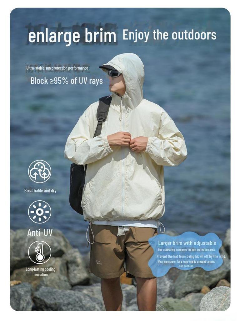 Men's & Women's UPF50+ Lightweight Waterproof UV Protection Clothing for Summer Outdoor Sports
