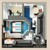2979PCS Modular Villa MOC Building Blocks Architecture DIY Assembly Creative Toy Collection Display Educational Gift
