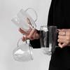 Glass Mug Double Wall Glass Coffee Cup with Handle Milk Water Cup Clear Cups Heat Resistant High Borosilicate Glass Mug