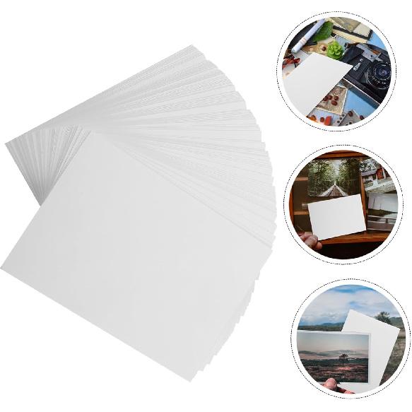 100 Sheets 6 Inch Glossy Photo Paper for Printers - High Glossy Finish Perfect for Crafting and Professional Photo Printing
