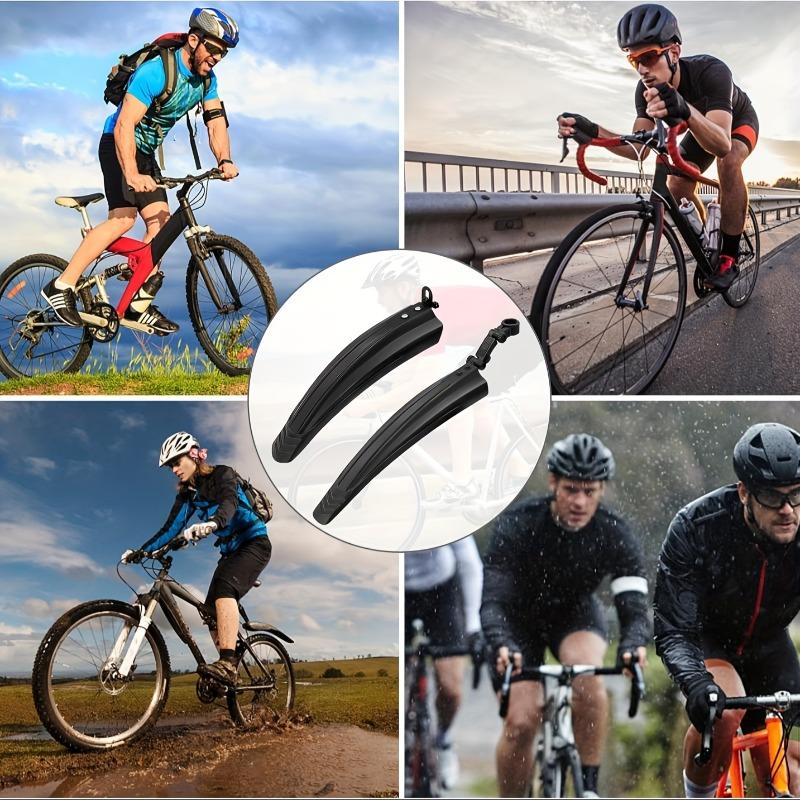2pcs Bike Mudguard Set Bicycle Fenders Splash Fender Guard Set Road Mountain MTB Front Rear Mudguard Cycling Riding Accessories