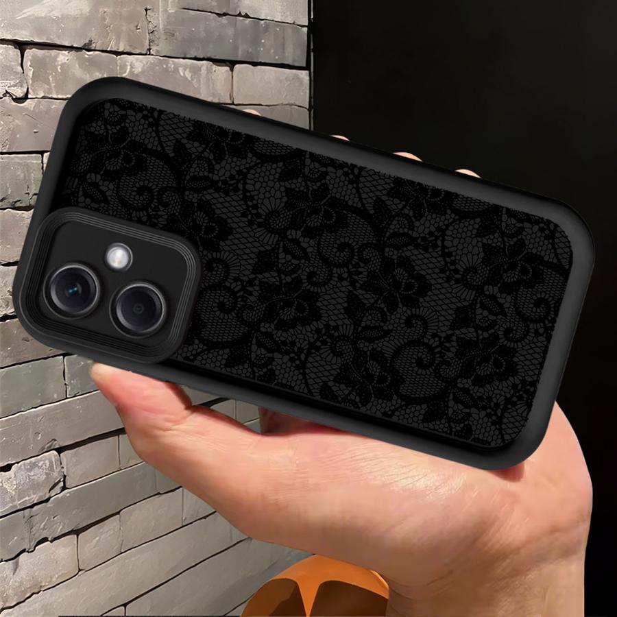 Soft Shell Phone Case for Xiaomi Redmi 13 A4 12 A3 A1 A2 Plus Lacey Pattern Fashion Funny