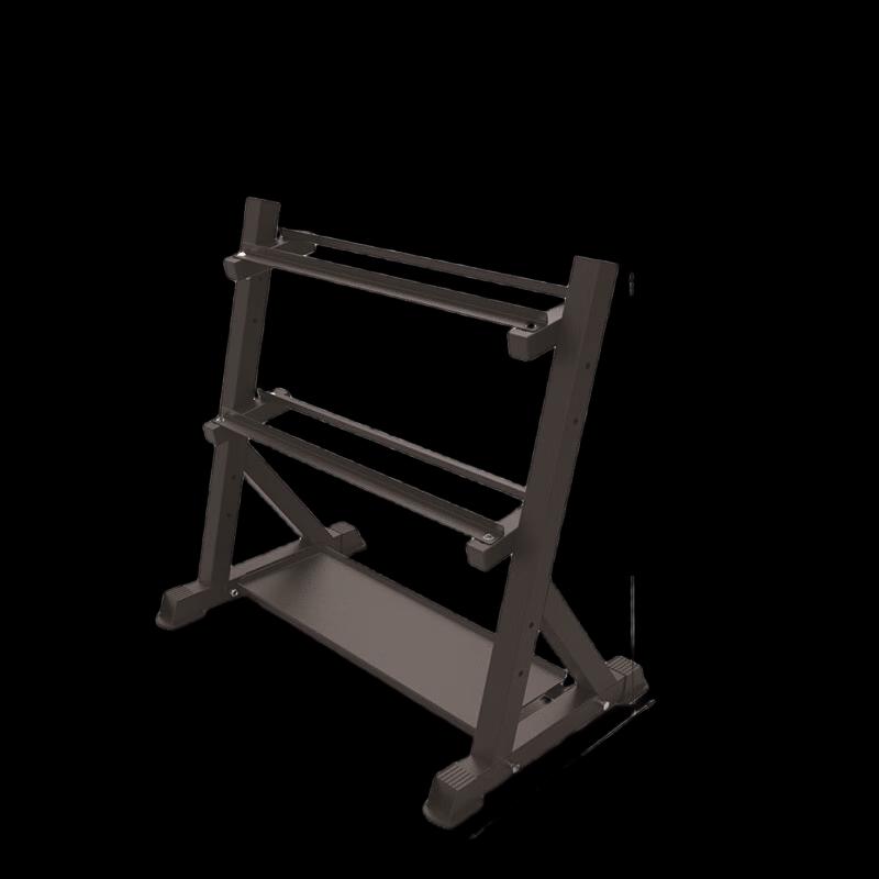 WEZHO Multi-function Dumbbell & Barbell Plate Storage Rack