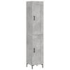 Highboard Concrete Grey 34.5 x 34 x 180 cm Particleboard