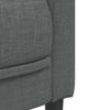 3 Piece Sofa Set Dark Grey Fabric