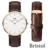 Daniel Wellington 36mm Men's/Women's Leather Analog Watch 0508DW
