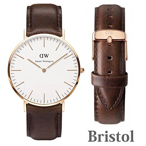 Daniel Wellington 36mm Men's/Women's Leather Analog Watch 0508DW