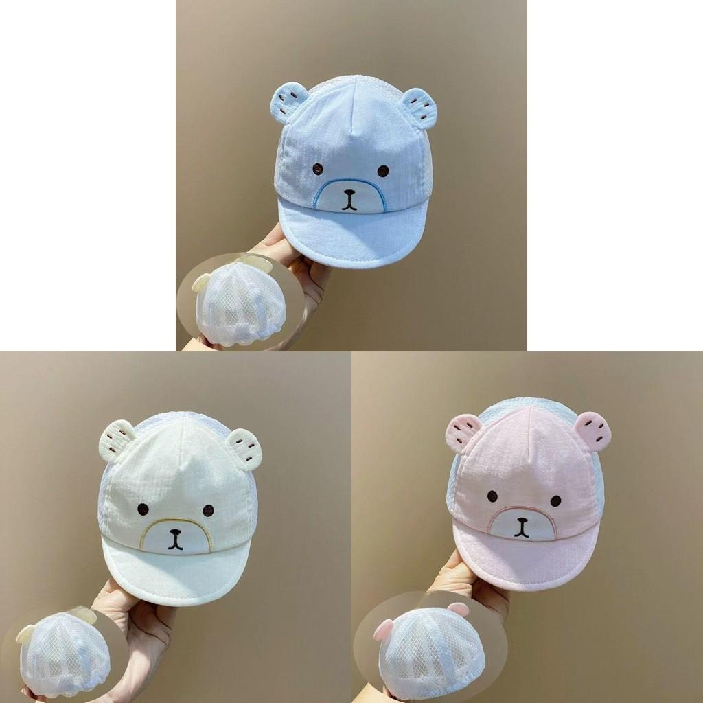 Cute Infant Baby Cap With Sunshade And Ventilation For Newborns