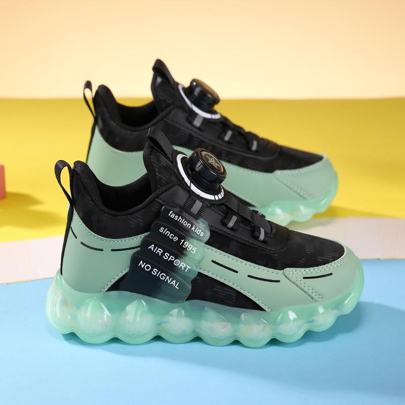 Boys' Waterproof Leather Athletic Shoes - Winter 2025 Style, for Medium and Large Kids, Stylish Running Sneakers.