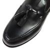Pristine JALAN SRIWIJAYA loafers Tassel Leather Loafers black mens 7 98648 Used