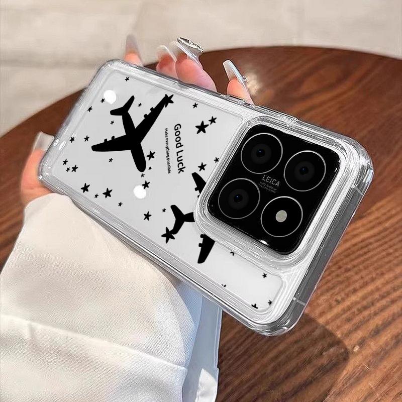 Pro Xiaomi 14T 13T Pro Redmi Poco X6 Pro M6 X5 Kryt Skořepina Note 14 Pro 13 12 11 Vzor Srdce Měkký Silikon Nárazuvzdorný Průhledný Tenký Kryt na Telefon