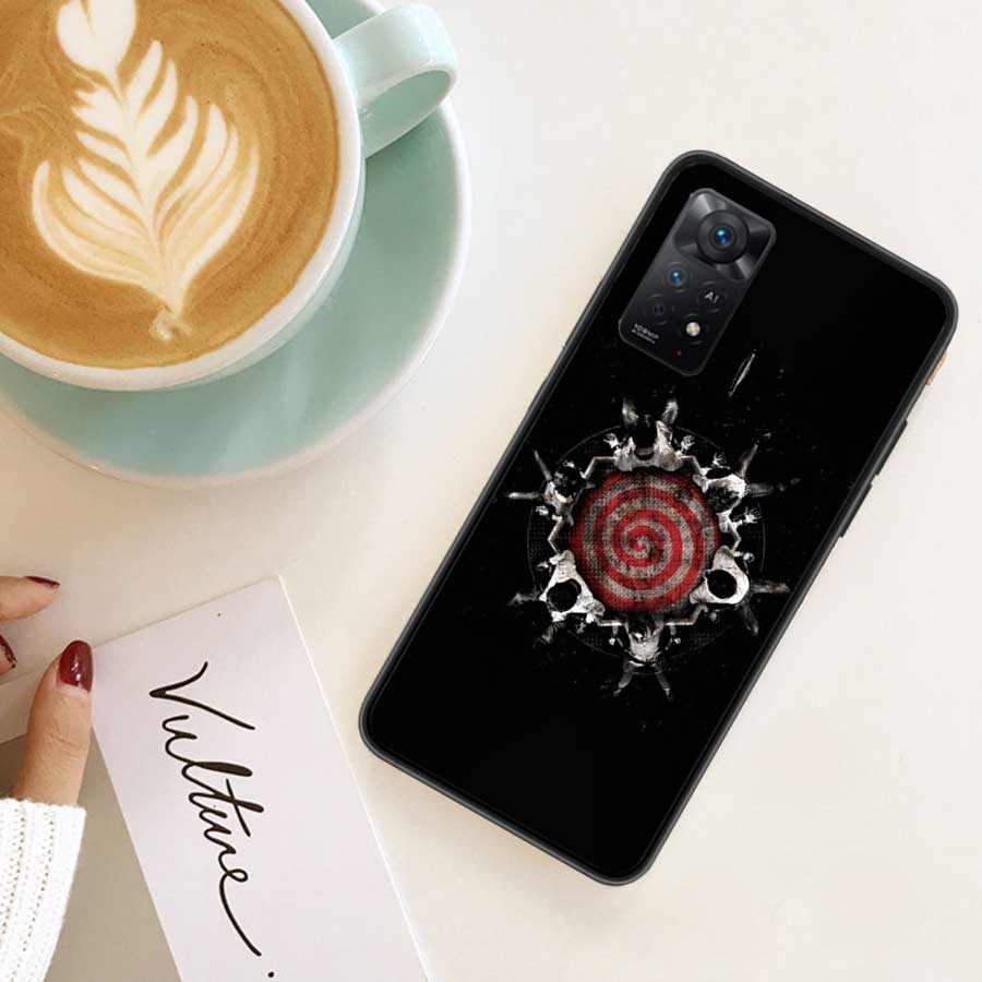 Saw Jigsaw Killer Hhorror Phone Case For Xiaomi Redmi Note 12 Plus 12S 11 11T Pro 5G 11E 11S 4G 10 10S 9 9S 9T 8 8T 7 6 5 Cover