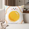 Fun Fried Egg Cute Pillow Case Suitable For Bedrooms Living Rooms Cars Home Decoration