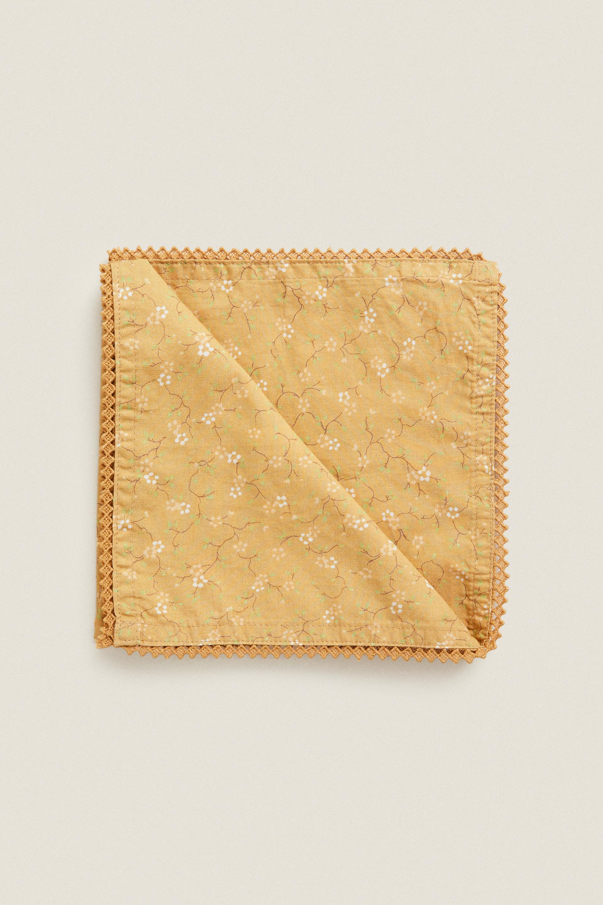 

МИНИ-САЛФЕТКИ С ЦВЕТОЧНЫМ ПРИНТОМ (УПАКОВКА ИЗ 2)