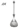 Metal Salad Spoon Beadable Stainless Steel Spoon, DIY Beaded Dessert with Blank Handle Handle, 2-in-1 Kitchen Fork Flatware Tableware