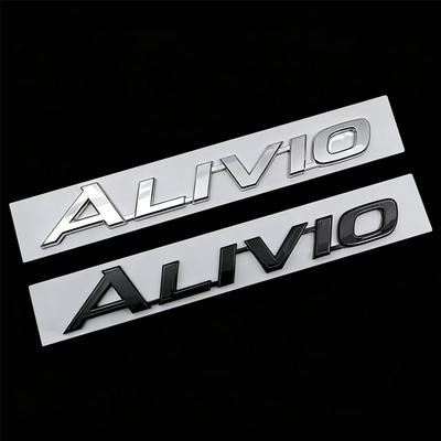 High Quality 3D Chrome Metal Letter  Car Rear Bumper Trunk Sticker For Suzuki Alivio Emblem Auto Accessories