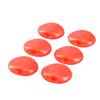 6Pcs Folk Guitar String Button Handle Knob Head Cap Tuner Tuning Peg Buttons Parts Red
