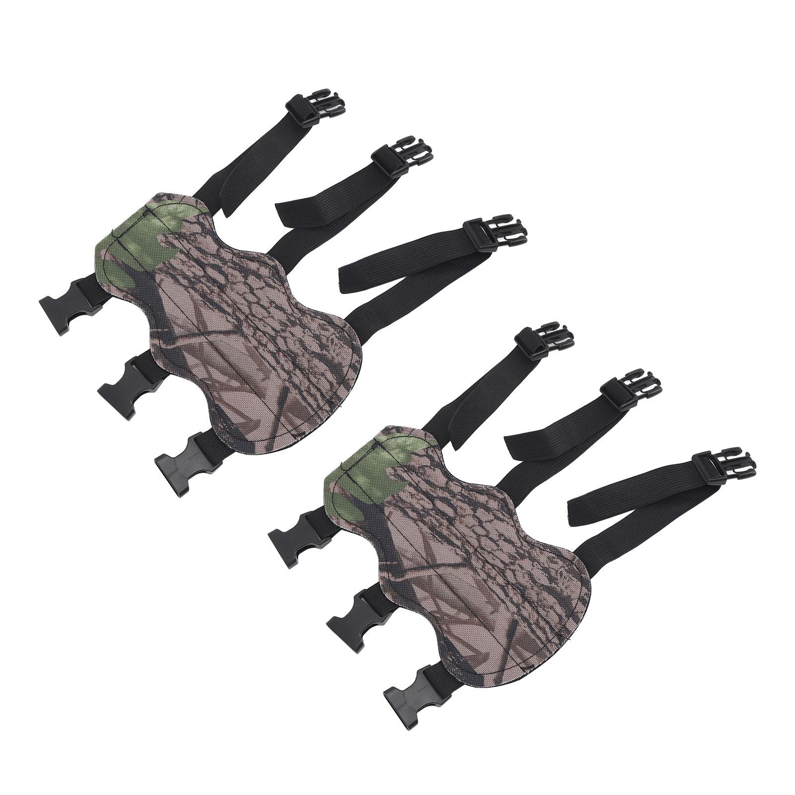 

2 Pcs Archery Armguard Adjustable Camouflaged Archery Forearm Guard for Archery Training