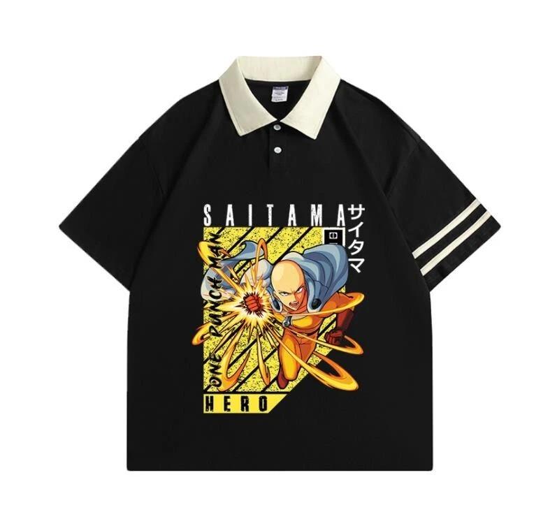 ONE PUNCH-MAN cosplay anime manga polo shirt T-shirt short sleeve cotton cotton 2XL
